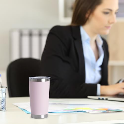 20oz Stainless Steel Tumblers Bulk (Light Pink-A / 8 Count (Pack of 1))
