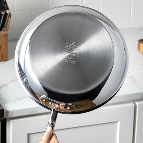 D3 Stainless Steel 3Qt Braiser Pan with Lid