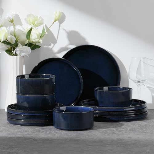 12 Piece Plates and Bowls Sets