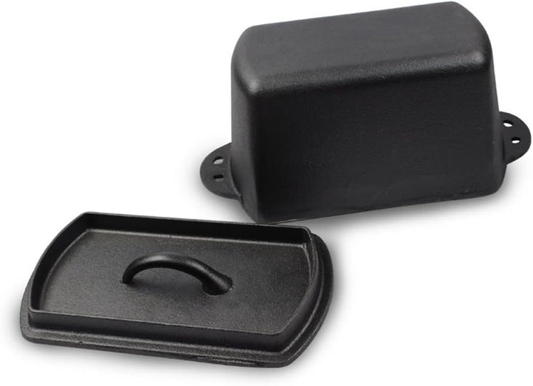 Voulosimi Cast Iron Loaf Oven Pan - 4.33"x4.92"x8.66" Durable Loaf Pans Rectangular Baking Pan for home baking (Bread Pan, 2 QT)