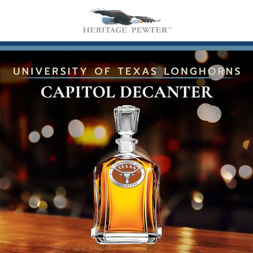 University of Texas Longhorns Capitol Decanter with Enamel