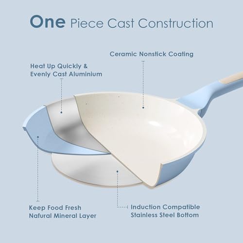 Nonstick Ceramic Cookware Set Large 13