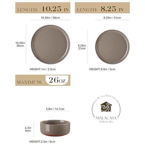 Plates and Bowls Sets (12 Count)