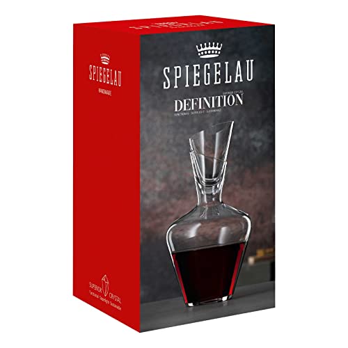 Definition Crystal Wine Decanter with Stopper