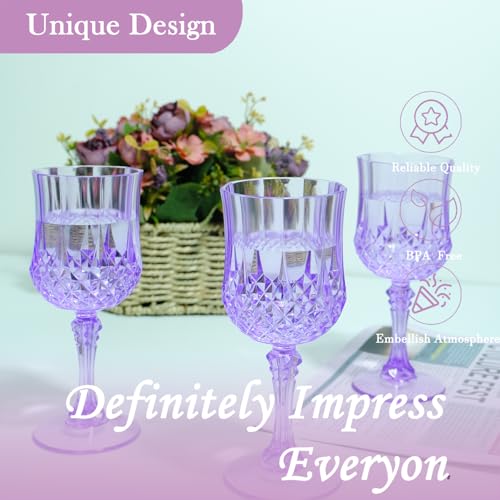24Pack Plastic Wine Glasses (24 Count)