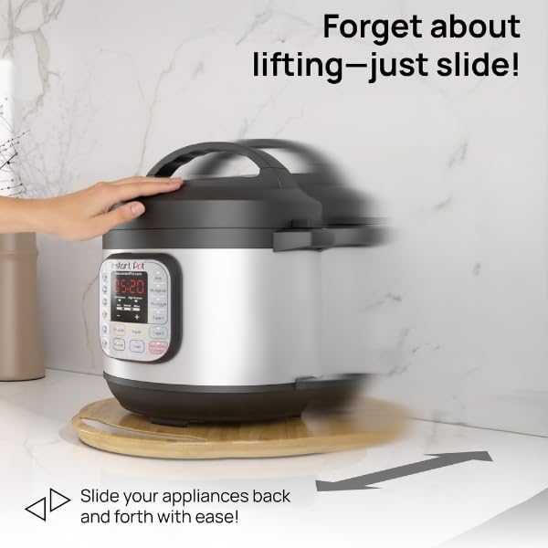 Elegant Round Sliding Tray for Your Pressure Cooker