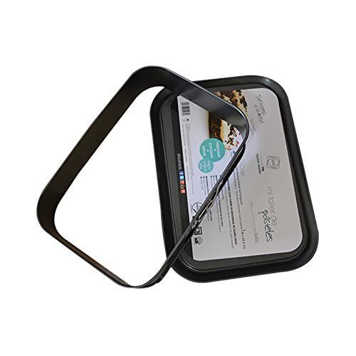 Springform Pan Cheesecake Pan Leakproof Cake Pan Bakeware Rectangle Nonstick Removable Bottom Black 10.6"D x 15.4"W x 3"H