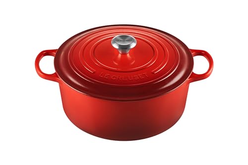 Enameled Cast Iron Round Dutch Oven