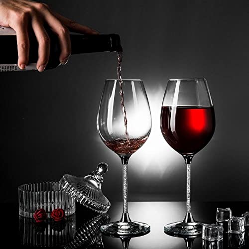 Crystal Wine Glasses Set of 2 (2 Count)