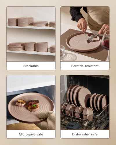 Stoneware Dinnerware Sets (12 Count)