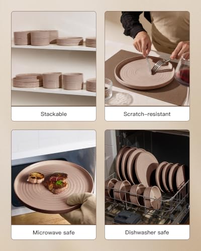 Stoneware Dinnerware Sets (18 Count)