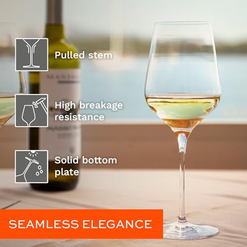 White Wine Glasses Set of 6 (6 Count)