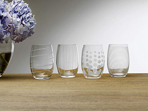 Cheers Stemless Wine Glasses (4 Count)