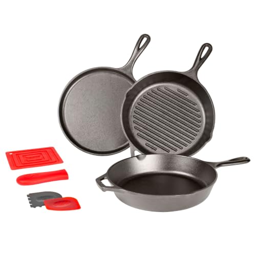 Cast Iron 7 Piece Set (7 Piece / Pan Set)