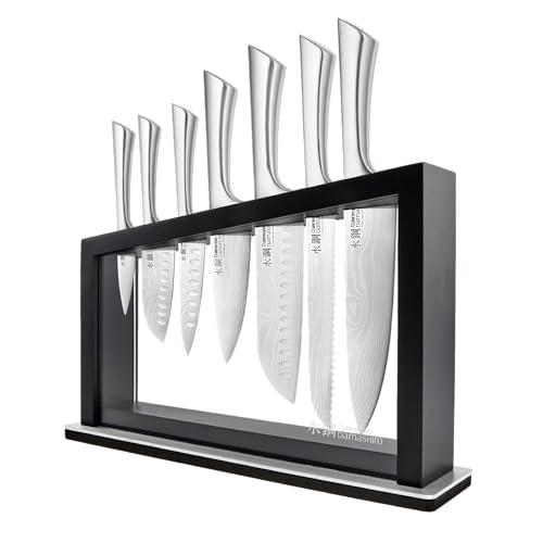 Damashiro 8 Piece Satori Knife Block