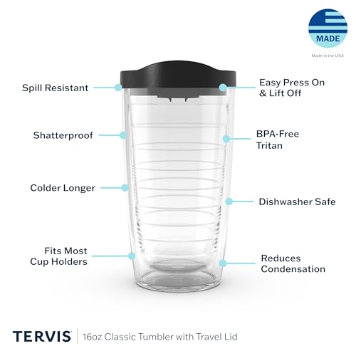 Inkreel The Heavens Made in USA Double Walled Insulated Tumbler Travel Cup Keeps Drinks Cold & Hot (Inkreel - The Heavens / 16oz Classic Tumbler with Travel Lid)