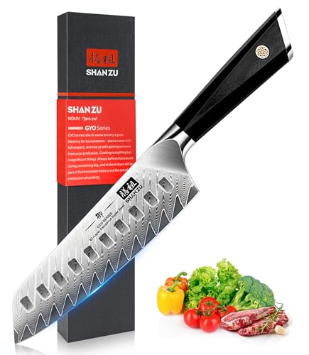 Damascus Chef Knife Santoku Knife 7 Inch