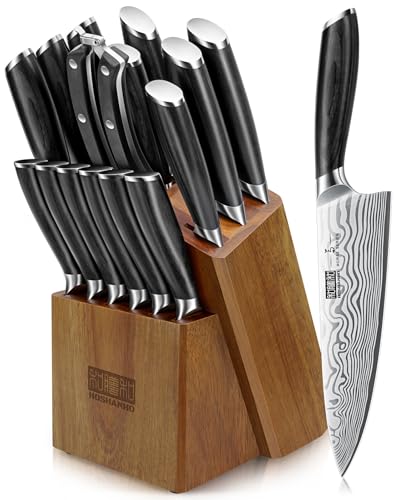 16 Piece Knife Set with Block (16 Count)