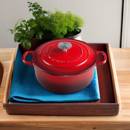 Enameled Cast Iron Dutch Oven