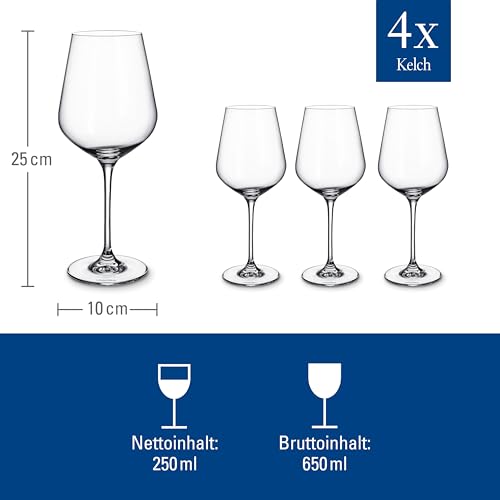 La Divina Collection Bordeaux Goblet (4 Count)