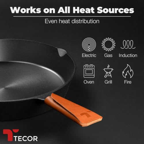 Polished Cast Iron Skillet 12 Inch (BLACK - Polished / 12 Inch / 30,5 cm)