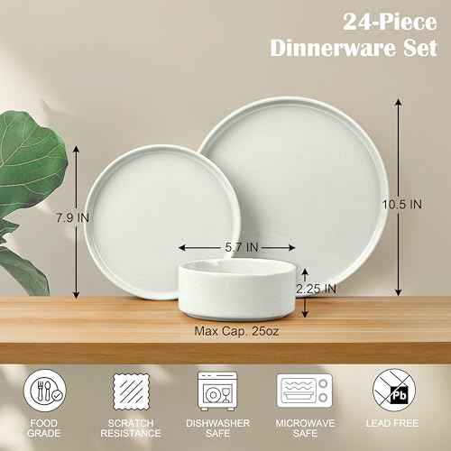 Dinnerware Sets for 8 (24 Count)