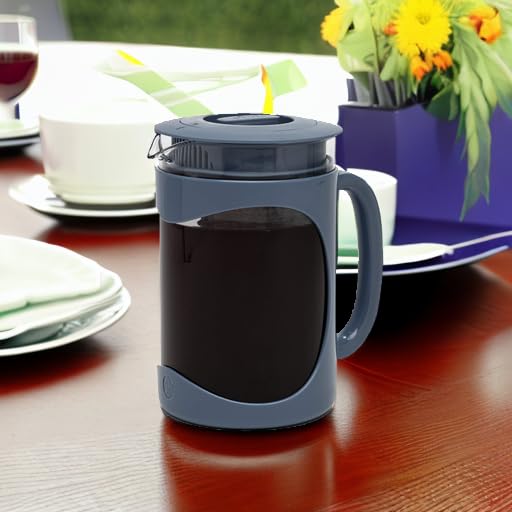 Burke Deluxe Cold Brew Iced Coffee Maker (1.6 Quart / Blue)