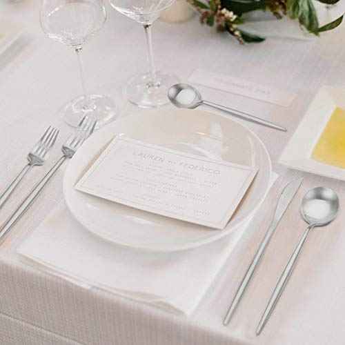 Matte Silverware Set for 12