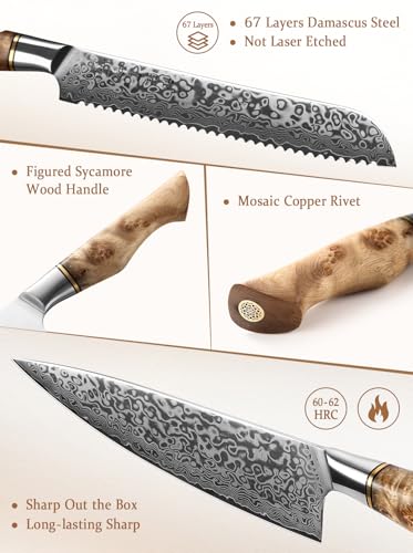 7PCS Kitchen Knives Set (7 Count)