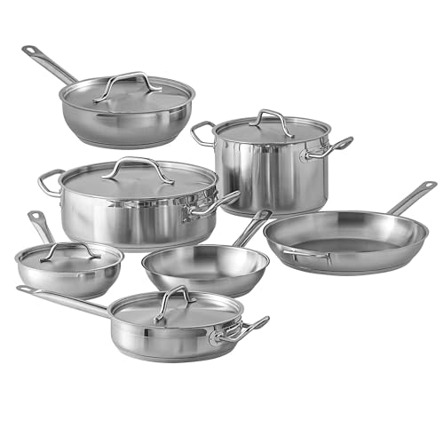 Stainless Steel Cookware Set (12 Count)