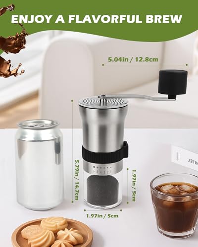 Manual Coffee Grinder with Stainless Steel Burr (Stainless Steel Burr)