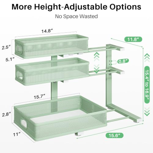 Under Sink Organizer (Green / 1 Pack)