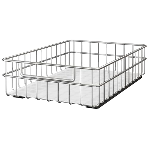 Pull out Cabinet Organizer ((9.8"W x 16.5"D x 4.7"H))