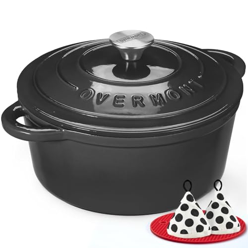Enameled Cast Iron Dutch Oven (7 Quart / Graphite Gray)