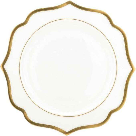 Euro Porcelain 57-pc Banquet Dinnerware Set, Luxury Bone China Tableware, Service for 8 (2MP) (6664-20)