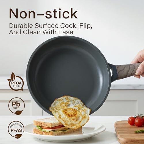 22 Piece Ceramic Cookware Set with Utensils