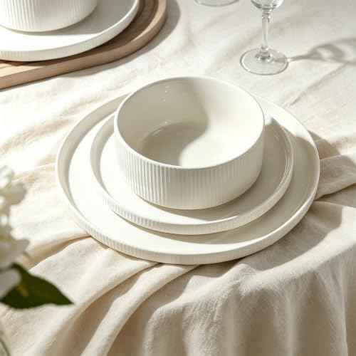 Stoneware Dinnerware Sets for 4 (12 Count)