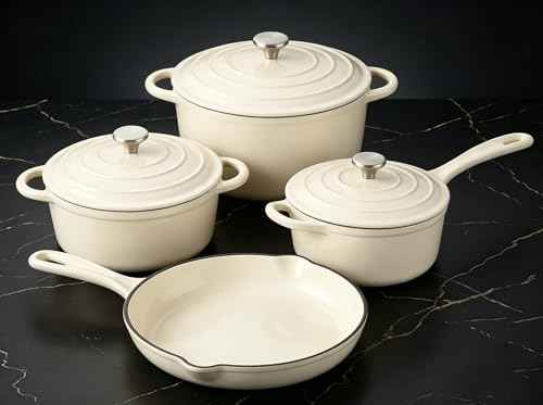 Enameled Cast Iron Cookware Set