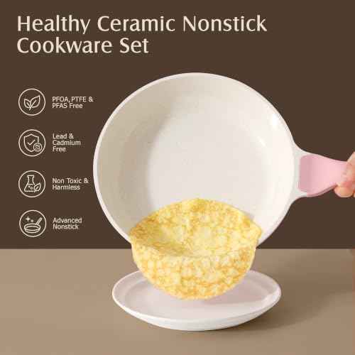 23 PCS Nonstick Ceramic Cookware Set