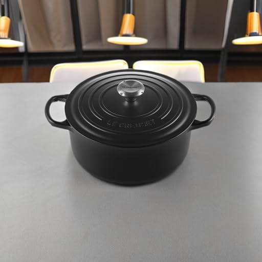 Enameled Cast Iron Round Dutch Oven