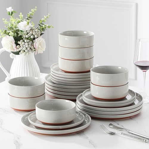 Plates and Bowls Sets (24 Count)