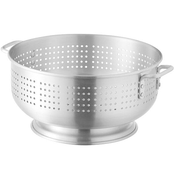 12 Qt. Aluminum Colander with Base and Handles