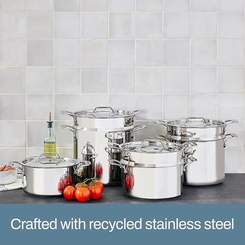 Stockpot 8 qt Stainless Steel Multipot With Insert & Lid