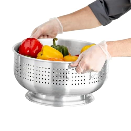 12 Qt. Aluminum Colander with Base and Handles