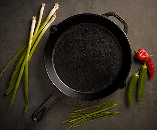 Pre Seasoned Cast Iron Skillet (10.25-Inch (1-Pack) / Black)