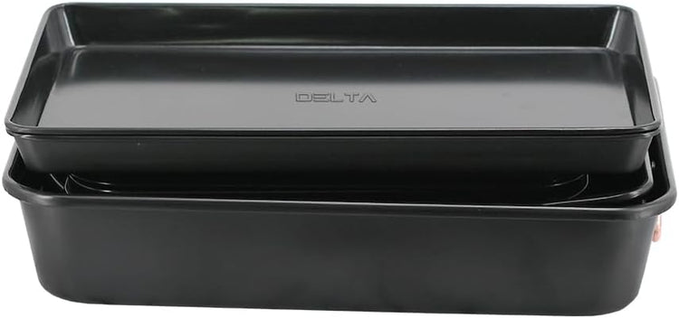 Nonstick Ceramic Bakeware Set – 8 Piece Baking Pans Set, Oven Safe to 450°F, Includes Muffin Pans, Cookie Sheets, Loaf, Roaster, Round & Square Pans, BPA-Free
