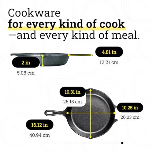 Pre Seasoned Cast Iron Skillet (Skillet / 1 Count)