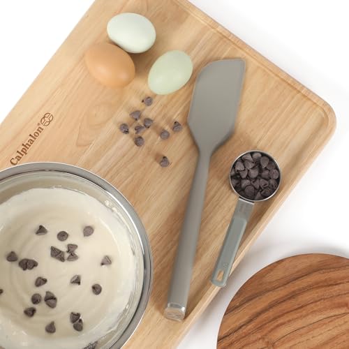 Prime 7 Piece Silicone and Teak Wood Kitchen Tool Set (Taupe w/ Silicone & Teak Wood (Prime - 7pc Utenstil Set) / 7-Piece Gadget & Tool Set)