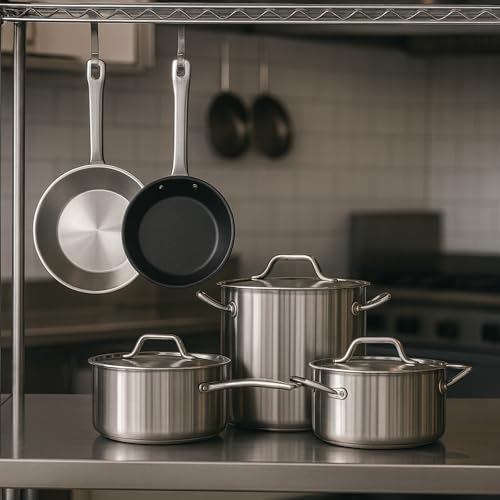 Stainless Steel Cookware Set (15 Count)