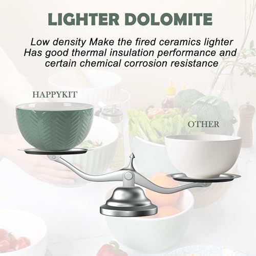 Ceramic Nesting Mixing Bowls (avocado green)